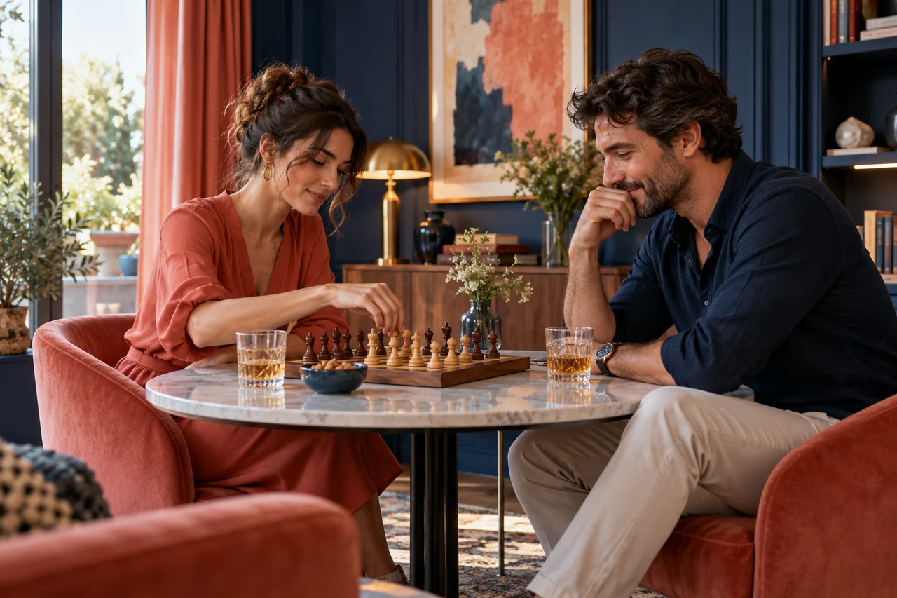 Sfida di gioco tra due partecipanti